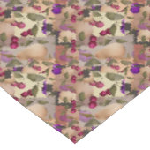 Früchte, Patchwork, Beeren, Birne, Kirsche, Pflaum Tischdecke (Schrägansicht)