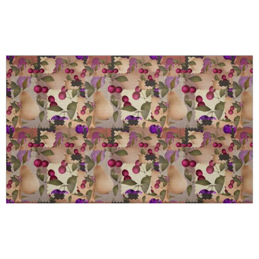 Früchte, Patchwork Stoff (Fat Quarter (45,7 x 55,9 cm))