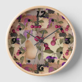 Früchte, Patchwork Uhr (Vorderseite)
