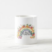 Früchte Regenbogen Kaffeetasse (Mittel)
