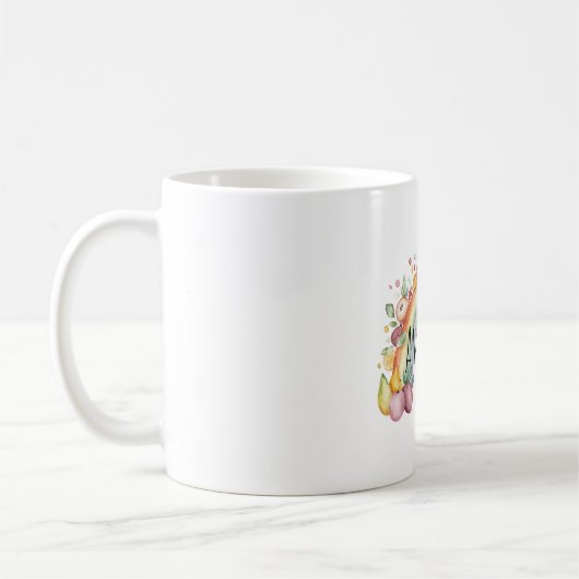 Früchte Regenbogen Kaffeetasse (Links)