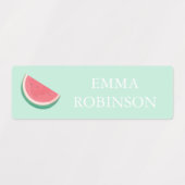 Früchte Schulvorschulzeit Tagespflege Wasserdichte Etiketten (Design 1)