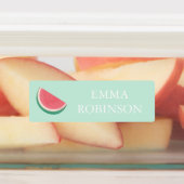 Früchte Schulvorschulzeit Tagespflege Wasserdichte Etiketten (Befestigt)