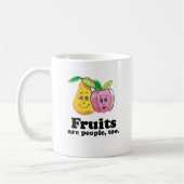 Früchte sind auch Menschen Kaffeetasse (Links)