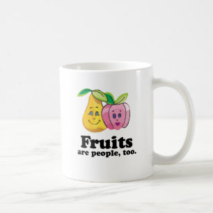 Früchte sind auch Menschen Kaffeetasse
