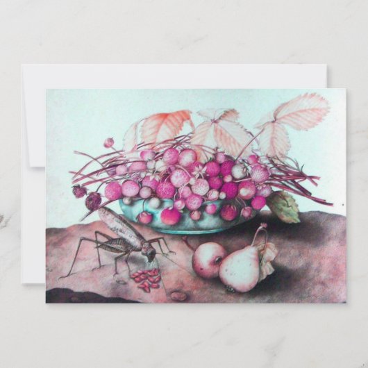 FRÜCHTE/STRAWBERRIEN UND ERBEN DER SAISON ANKÜNDIGUNG (Vorderseite)