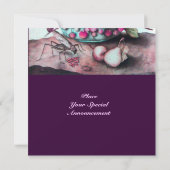 FRÜCHTE/STRAWBERRIEN UND ERBEN DER SAISON EINLADUNG (Rückseite)