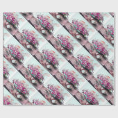 FRÜCHTE/STRAWBERRIEN UND ERBEN DER SAISON GESCHENKPAPIER (Flach)