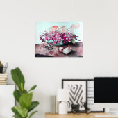 FRÜCHTE/STRAWBERRIEN UND ERBEN DER SAISON POSTER (Heimbüro)