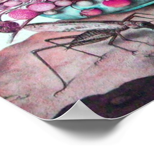 FRÜCHTE/STRAWBERRIEN UND ERBEN DER SAISON POSTER (Ecke)