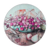 FRÜCHTE/STRAWBERRIEN UND ERBEN DER SAISON SCHNEIDEBRETT (Vorderseite)