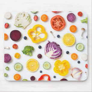 Früchte u. Gemüse Mousepad