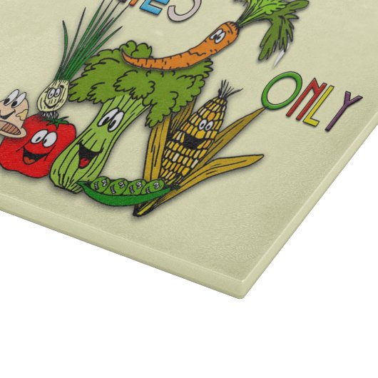 Früchte u. Veggies Schneidebrett (Ecke)