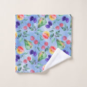 Früchte und Beeren. Badhandtuch Set (Waschlappen)