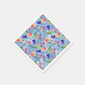 Früchte und Beeren. Serviette (Ecke)