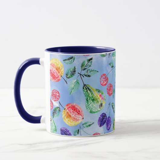Früchte und Beeren. Tasse (Links)