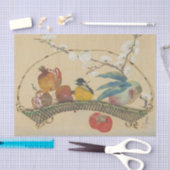 Früchte und Blume der Saison von Tomita Keisen Seidenpapier (Handwerk)