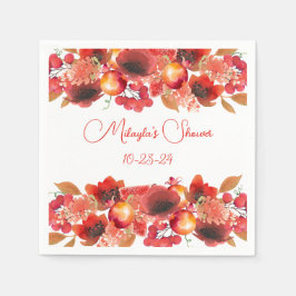 Früchte und Blume Garlands Paper Napkin Serviette