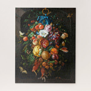 Früchte- und Blumenfeston Jan Davidsz de Heem Puzzle