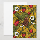 Früchte und Erdbeeren auf Mustrard (Vorne/Hinten)