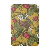 Früchte und Erdbeeren auf Mustrard Badematte (Vorderseite Vertikal)