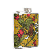 Früchte und Erdbeeren auf Mustrard Flachmann (Rechts)