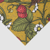 Früchte und Erdbeeren auf Mustrard Seidenpapier (Ausschnitt)