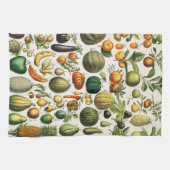 Früchte und Gemüse Geschirrtuch (Horizontal)