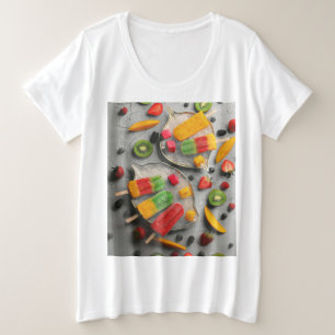 Früchte und Gemüse Große Größe T-Shirt