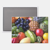 Früchte und Gemüse Magnet (Vorderseite/Rückseite)