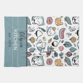 Früchte und Katzen Geschirrtuch (Horizontal)