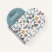 Früchte und Katzen Notizblock (Vorderseite)