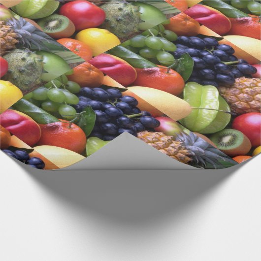 Früchte und Veggies Packpapier (Ecke)