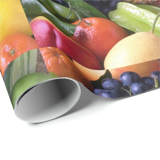 Früchte und Veggies Packpapier (Rolleneckpunkt)