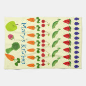 Früchte und Veggies personalisiert Handtuch (Horizontal)