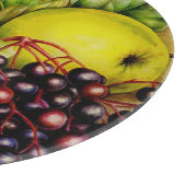 Früchte von der Hedgerow-Kunstmalerei Schneidebrett (Ecke)