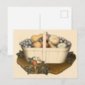 Früchte von Grant Wood Postkarte (Vorne/Hinten)