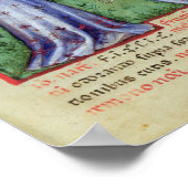 Früchte von Mandrake, von 'Tacuinum Sanitatis' Poster (Ecke)