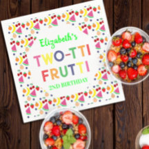 Früchte Zwei-tti Frutti 2. Geburtstag