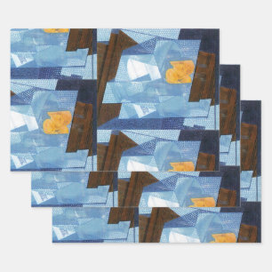 Früchtebowle von Juan Gris, Vintage-Cubismus-Still Geschenkpapier Set