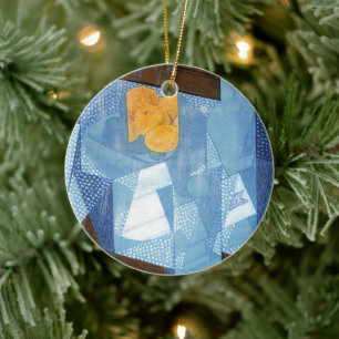 Früchtebowle von Juan Gris, Vintage-Cubismus-Still Keramik Ornament