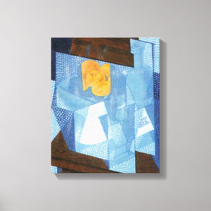 Früchtebowle von Juan Gris, Vintage-Cubismus-Still Leinwanddruck