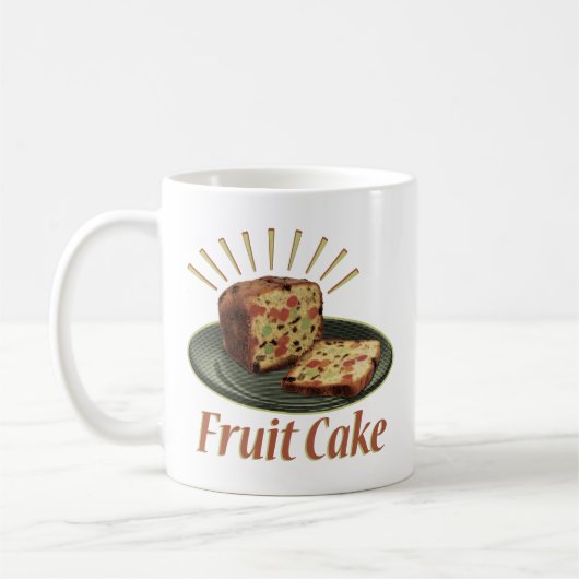 Früchtebrot Früchte Kuchen Kaffeetasse (Links)