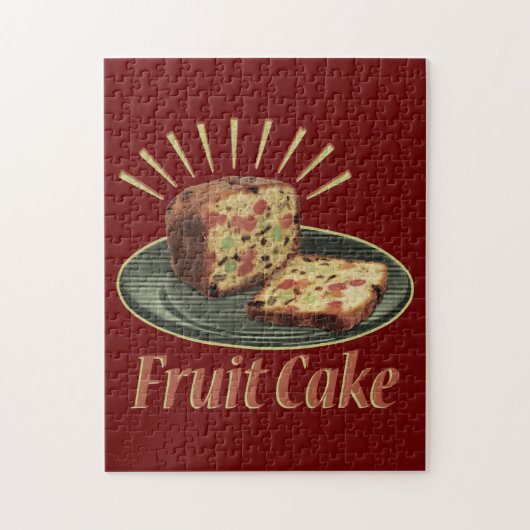 Früchtebrot Früchte Kuchen Puzzle (Vertikal)