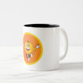 Früchtefreunde Zweifarbige Tasse (VorderseiteRechts)