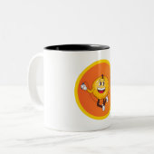 Früchtefreunde Zweifarbige Tasse (Vorderseite Links)