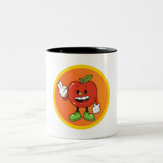 Früchtefreunde Zweifarbige Tasse