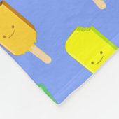 Fruchteis-Pop-Muster Fleecedecke (Ecke)