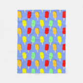 Fruchteis-Pop-Muster Fleecedecke (Vorderseite)