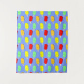 Fruchteis-Pop-Muster Wandteppich (Vorderseite)